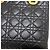 mala Christian Dior Lady Medium Preto - vista 10