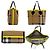 Borsa Giant Tote Check Burberry Beige - vista 2