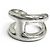 Ring Hermès Anillo Hermes Osmo's PM AG925 Silver Plata