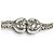 Autre Marque Bracciale Tiffany Vintage 925 Double Heart Rope Argento - vista 3