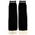 Calentadores de punto Chanel 24C Coco Mark Logo Negro Blanco - vista 2