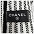 Calentadores de punto Chanel 24C Coco Mark Logo Negro Blanco - vista 4