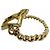 Anello a catena con stella in metallo e ottone Prada D'oro - vista 3