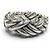 Bottega Veneta Silver Band Ring Silvery - view 4