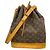 Bolso de hombro Louis Vuitton Monogram Noe Castaño