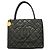 Borsa Tote Chanel in pelle d'agnello nera Nero