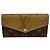 Louis Vuitton Monogram Giant Reverse Portefeuille Sarah Long Wallet Castaño