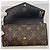 Louis Vuitton Monogram Giant Reverse Portefeuille Sarah Long Wallet Castaño - vista 11