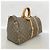 Bolso Louis Vuitton Boston Monogram Keepall 50 Castaño - vista 2