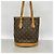 Louis Vuitton Monogram Bucket PM Tote Bag Braun - Ansicht 10