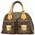 Sac à main Louis Vuitton Monogram Manhattan PM Marron