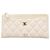 Portafoglio lungo Chanel Matelassé Bianco