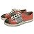 Miu Miu Special Edition Lackleder Sneaker Grapefruit mit Nieten Pink