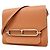 Hermès Hermes Lauris Evercolor Schultertasche Golden
