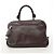 Borsa in pelle Gancini Salvatore Ferragamo Marrone - vista 14