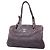 Bolsa de ombro Chanel em couro de bezerro roxo