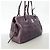 Bolsa de ombro Chanel em couro de bezerro roxo - vista 2