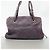 Bolsa de ombro Chanel em couro de bezerro roxo - vista 9