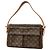 Louis Vuitton Monogram Vivacite GM Schultertasche Braun