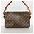 Louis Vuitton Monogram Vivacite GM Schultertasche Braun - Ansicht 11