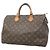Bolso Louis Vuitton Monogram Speedy 35 Castaño