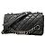 Cambon Borsa a tracolla Chanel in pelle di vitello nera Nero