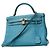 Hermès Borsa Hermes Kelly 32 in Blue Jean