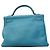 Hermès Borsa Hermes Kelly 32 in Blue Jean - vista 18