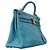 Hermès Borsa Hermes Kelly 32 in Blue Jean - vista 2