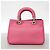 Borsa in pelle Christian Dior Diorissimo Rosa - vista 13