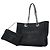 Chanel Deauville Shopper aus schwarzem Canvas