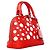 Louis Vuitton Alma BB Handtasche Weiß Rot - Ansicht 2