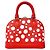 Louis Vuitton Alma BB Handtasche Weiß Rot - Ansicht 7