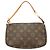 Bolso Louis Vuitton Monogram Pochette Accessoires Castaño