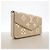 Louis Vuitton Monogram Empreinte Bicolor Pochette Felicie Grau Roh - Ansicht 2
