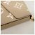 Louis Vuitton Monogram Empreinte Bicolor Pochette Felicie Grau Roh - Ansicht 6