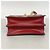 Bolsa de ombro mini em couro Fendi Kanai Vermelho - vista 3