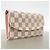Louis Vuitton Damier Azur Portefeuille Emilie Long Wallet Rosa - vista 2