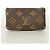 Louis Vuitton Monogram Pochette Clé M62650 Coin Case Castaño - vista 9