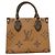 Sac à main Louis Vuitton Monogram Giant Reverse OnTheGo BB Marron - vue 9