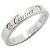 Cartier C de Ring aus Platin und Diamanten