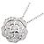 Collana Chanel Camélia in oro bianco 18K con diamante