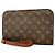 Borsa a pochette Louis Vuitton Monogram Orsay M51790 Brown Men's Marrone
