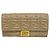 Fendi Grayish Leather Long Wallet Grey
