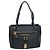 Borsa in pelle Gancini Salvatore Ferragamo Nero