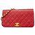 Borsa a tracolla con catena Chanel Matelassé Rosso