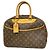 Borsa Louis Vuitton Monogram Deauville Marrone