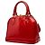 Louis Vuitton Red Monogram Vernis Alma BB Roja - vista 2