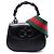 Bamboo Bolsa Gucci 1947 Mini com Alça de Bambu em Pele de Bezerro Preta Preto