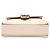 Gucci Borsa a tracolla Interlocking G in pelle di vitello Dollar Small bianca Bianco Crudo - vista 3